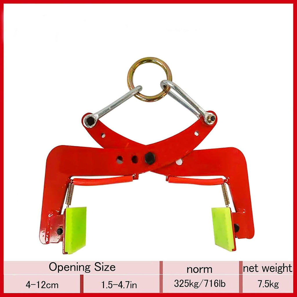 Granite Slab Lifting Clamp, Heavy Duty Stone Lifting Clamp, Load Capacity Up to 573-716 Lbs, Adjustable Scissor Lifting Clamp, for Lifting Granite, Marble,One Color-4in