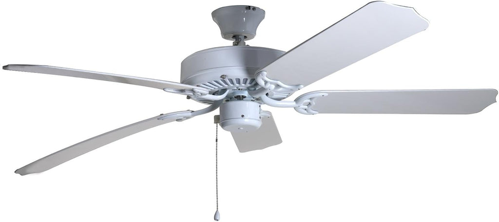 Boston Harbor CF-78092 Outdoor Ceiling Fan, 52', White