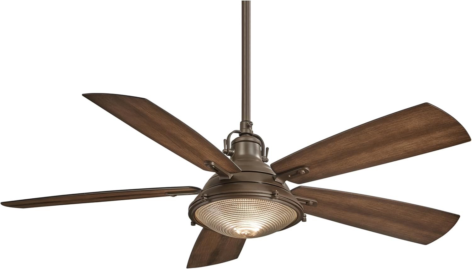 Minka Aire F681L-ORB Groton 56' Outdoor Ceiling Fan with LED Lights & Remote, Oil Rubbed Bronze