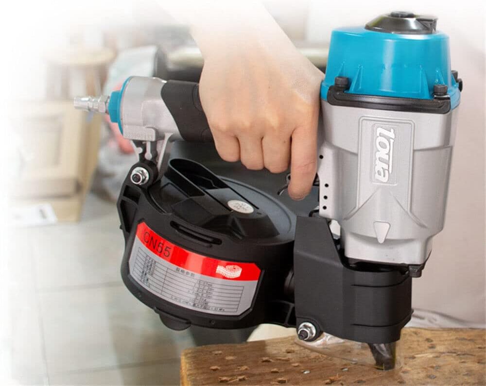 CN55 Pneumatic Nailing Machine Air Nail Gun for Wooden Furniture Air Nailer Magazine Nailing Machine Hand Air Coil Siding Nail Gun Tool