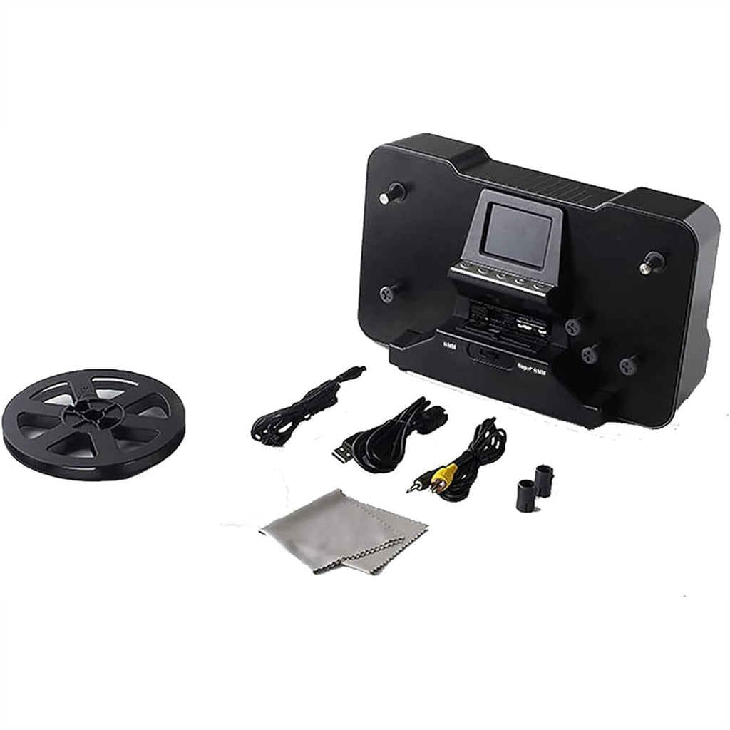 Portable Film Scanner, 2.4' LCD Display Digitizer Converter for Converts Single8 & Super8 Films, Supported USB Outpu & Mp4 Viewing