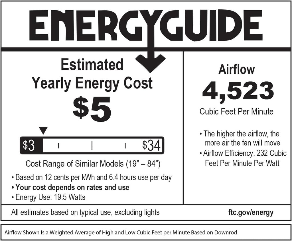 Hinkley Tropic Air 52' Indoor/Outdoor Ceiling Fan, Metallic Matte Bronze and Palm-Shaped Walnut Composite Fan Blades
