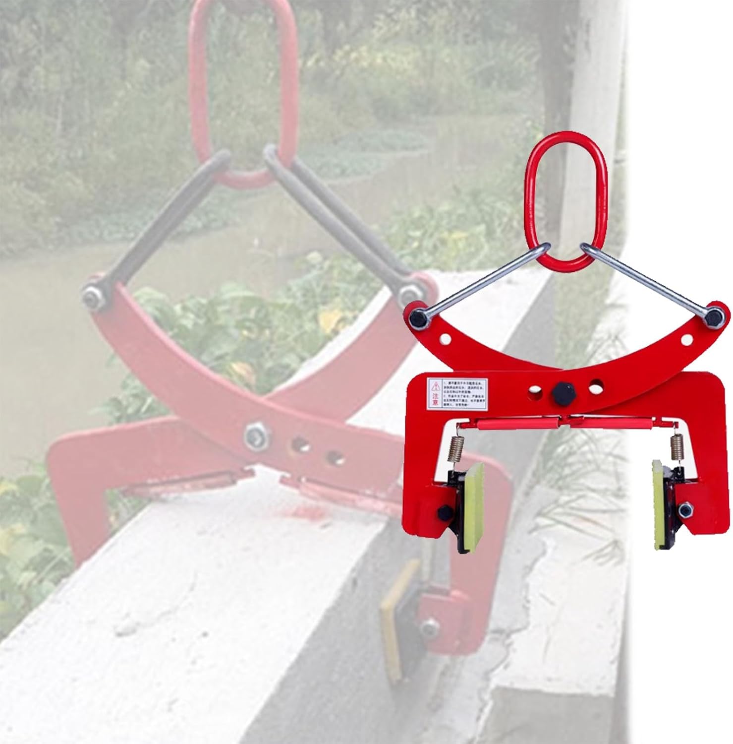 Feeding Mats Granite Slab Lifting Clamp, Scissor Stone Carrying Clamps For 325 260 280 Kg Marble, Adjustable Opening Lifting Clamps Grabber/Slate Clip Lifting Tool(Opening size 2.4-7.1in/6-18CM)
