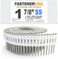1-7/8' x .086 Ring 304SS Coil Nails 0-DEG Plastic 1,200ct