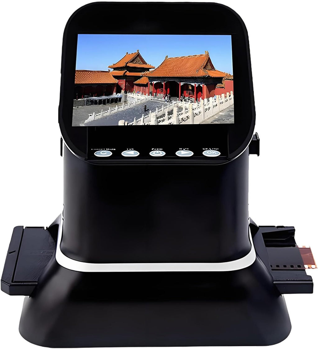 Film and Slide Scanner with Large 4.3' LCD LCD Screen, 120 Film Scanner 22 Mega Pixels Slide Negative Photo Scanner Digital Film Converter