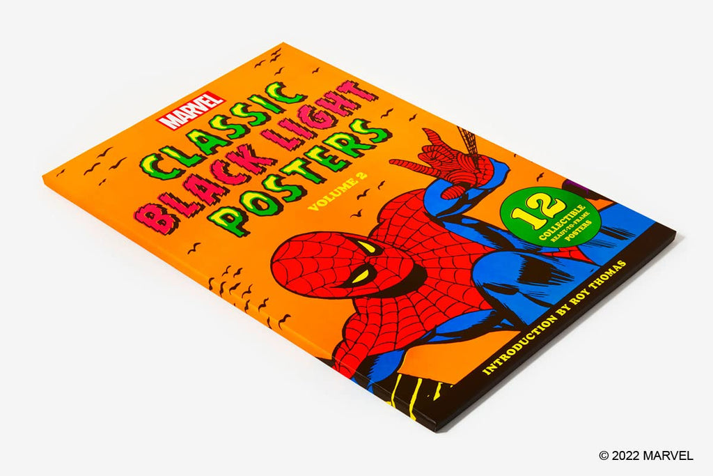 Marvel Classic Black Light Collectible Poster Portfolio Volume 2: 12 Collectible Ready-to-Frame Posters