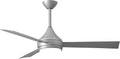 Matthews DA-BS-BS Donaire Outdoor Wet/Salt Water Rated 52' Marine-Grade Coastal Ceiling Fan with LED Light & Remote, Brushed Stainless