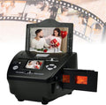 Film and Slide Scanner Digital FilmDigital Photo 16MP Film Scanner 4 in 1 Converts 35mm 135 Slides & Negatives for Saving to Files