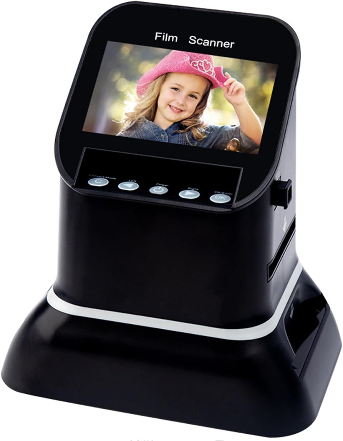High Resolution Film Scanner, Digital Photo Converter, 4.3' LCD Preview, 22 Million High-Definition, for 35mm, 135, 126, 127 Film and Slides to JPEG