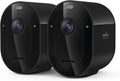 Arlo Pro Security Camera 2K HDR (6th Gen, 2025 Release) - Wireless Outdoor Camera, Rechargeable Removeable Battery, Event Captions, Emergency Response, 1-Month Trial of Secure Plan, 2 Cam, Black