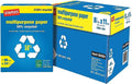 Staples 50% Recycled 8.5-Inch x 11-Inch Multipurpose Paper 24 lbs 96 Bright, 10 RM/CT, For Office, School & Home