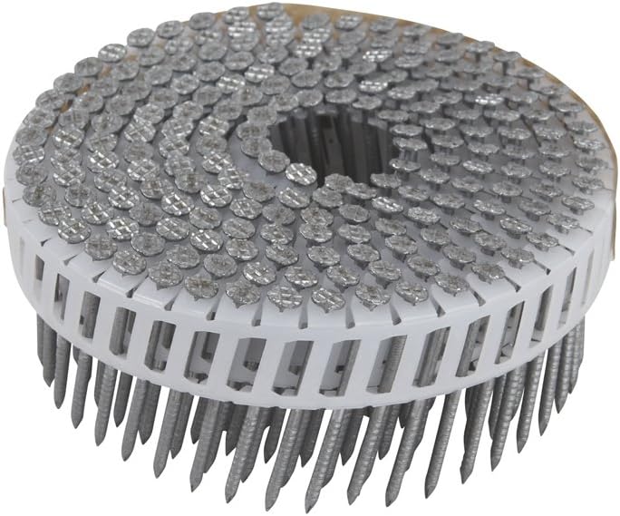 Metabo HPT 13376HPT Plastic Sheet Hot Dipped Galvanized Coil Fiber Cement Nails 2' x .092 Rg | 6000 Count