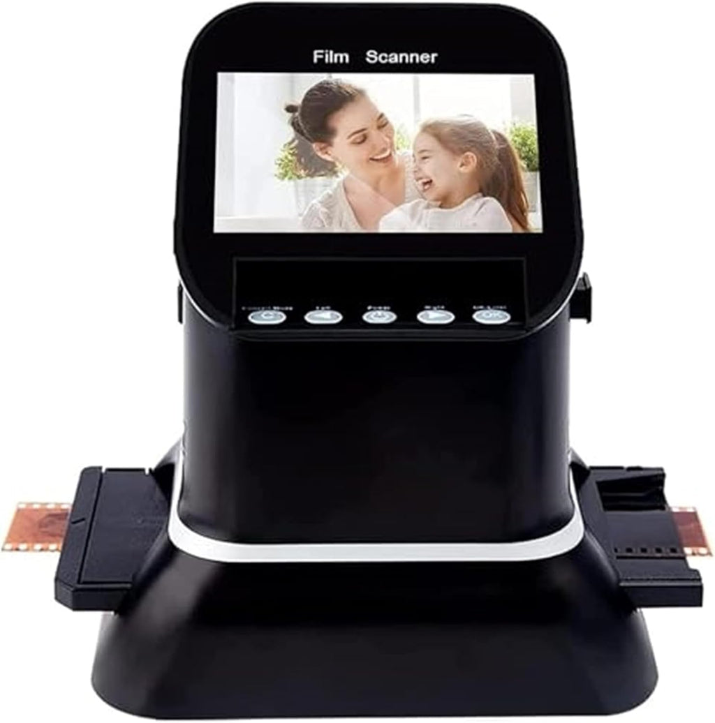 Film Slide Scanner 120 High Resolution, Film And Slide Viewer, 4.3'' Lcd Display Film, Converts 35mm/126/110 & 135/126/110 Slides Into