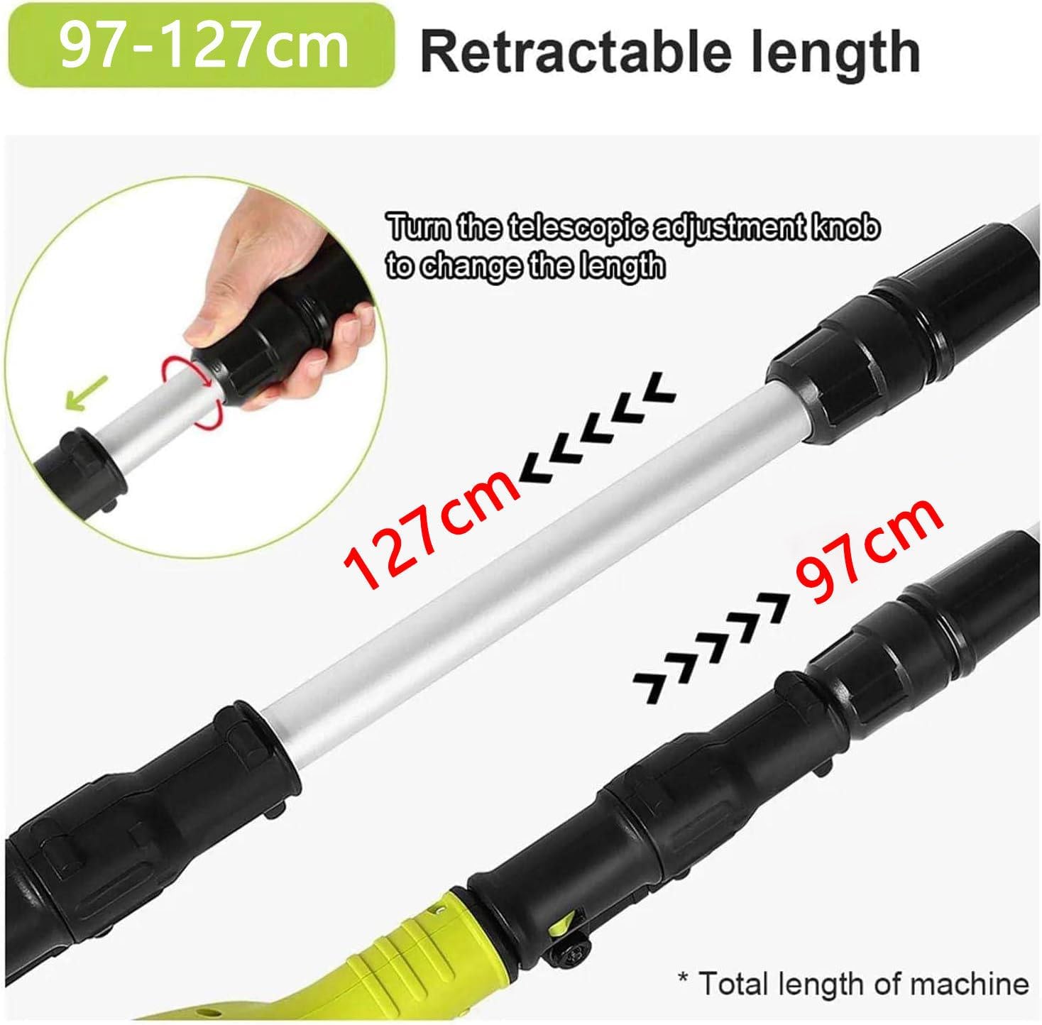 Cordless Tiller Cultivator 20V 2/4A Battery 250 max RPM Powered Tiller Cultivator, with 4000mAh Rechargeable Lithium Battery and Charger, for Graden Lawn and Yard,1battery