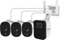 Swann Fourtify Security Camera System with 64GB Micro SD Card,1080p Wireless Surveillance Cameras Outdoor Indoor, 1+3 Cam No Hub Required, Night Vision, Siren 2-Way Audio Heat and Motion Detection