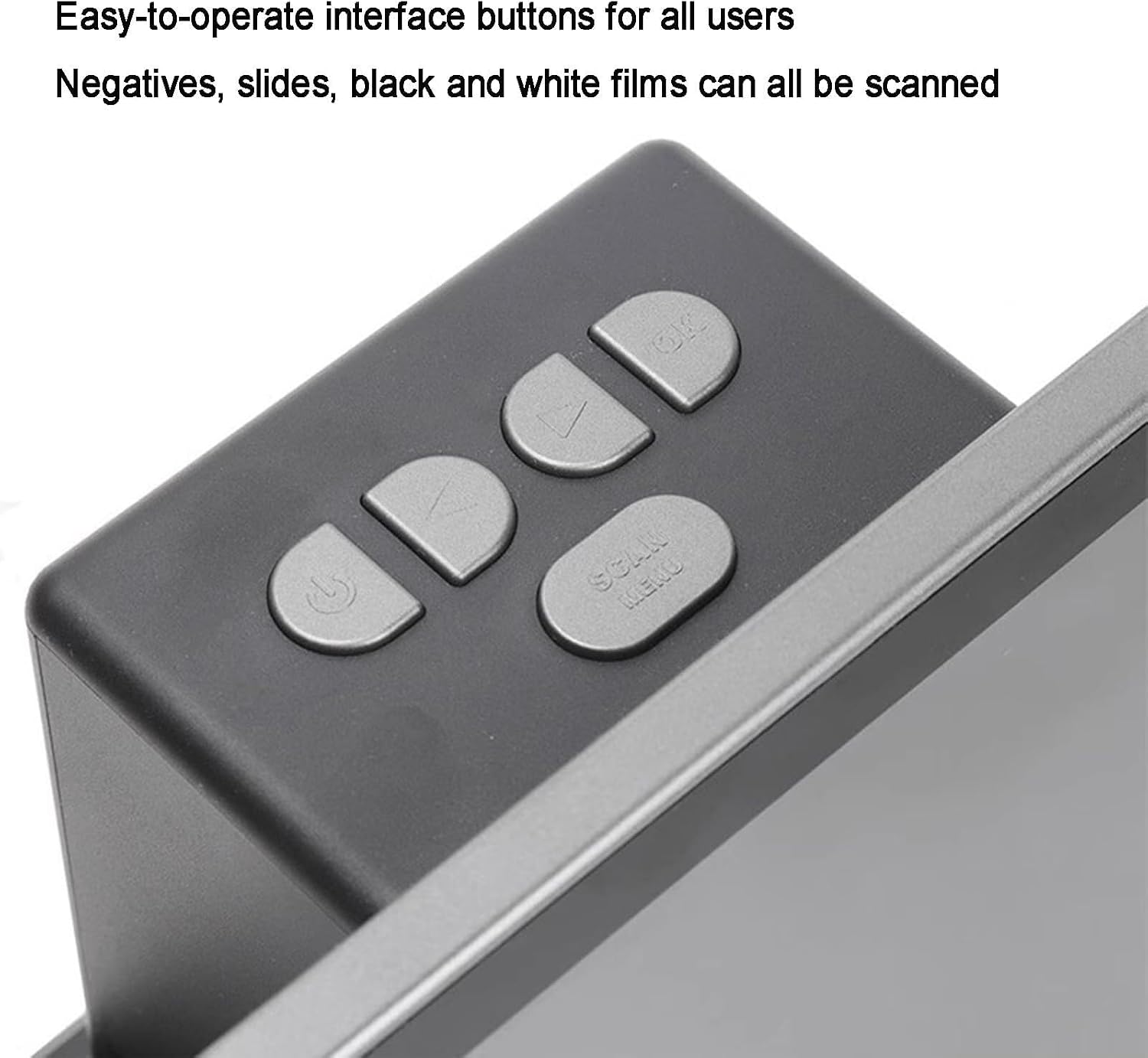 48 MP Film Slide Scanner, All in One Digital Film Scanner, with 7 Inch LCD Screen, Built in 16GB Memory, Negative Into JPEG Photos