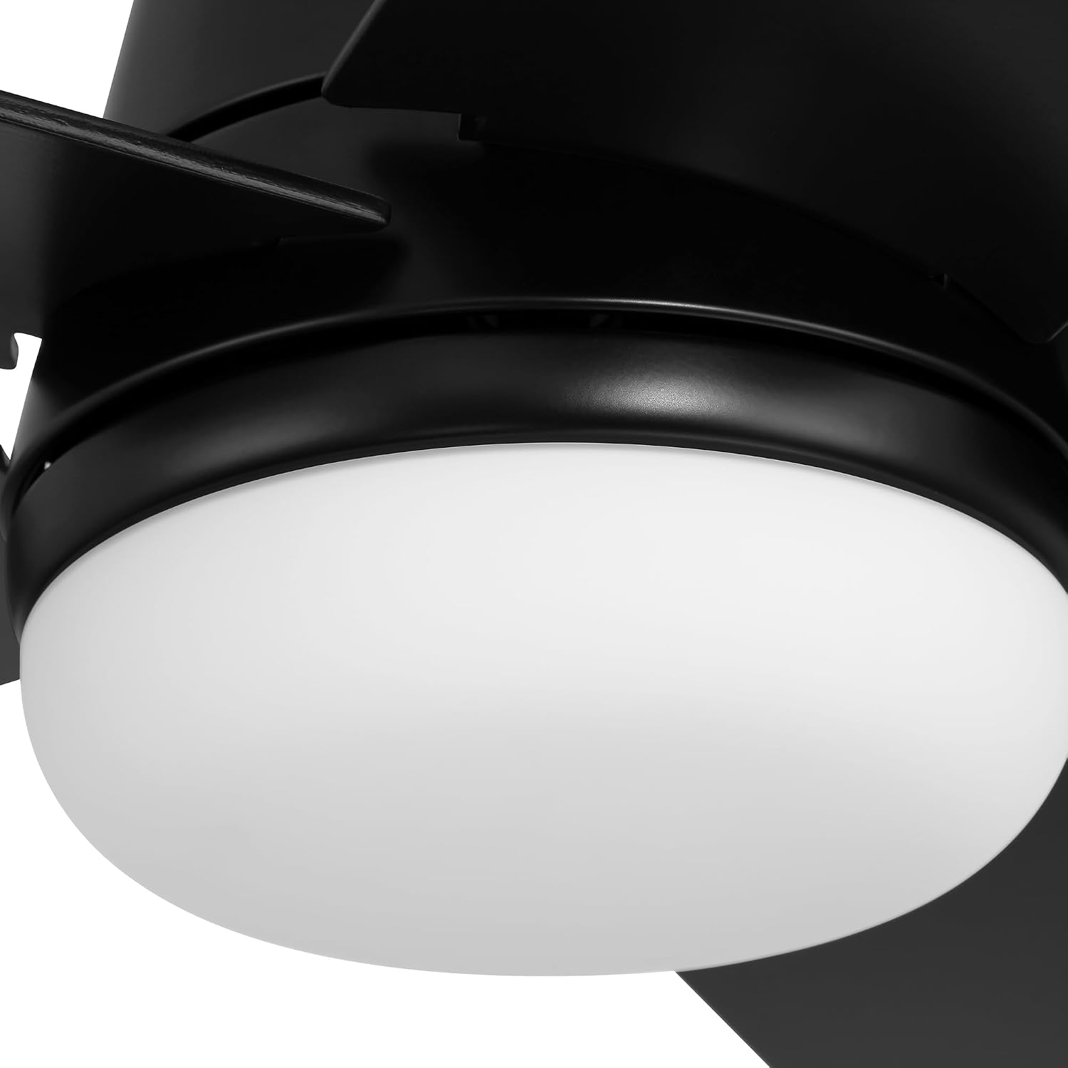 DESIGNERS FOUNTAIN Astrea Smart Ceiling Fan with Lights, 52 Inch LED Light Indoor Outdoor 5-Blade Fan, Remote Control, RGB, Matte Black, FS-ATR52RGB-MB