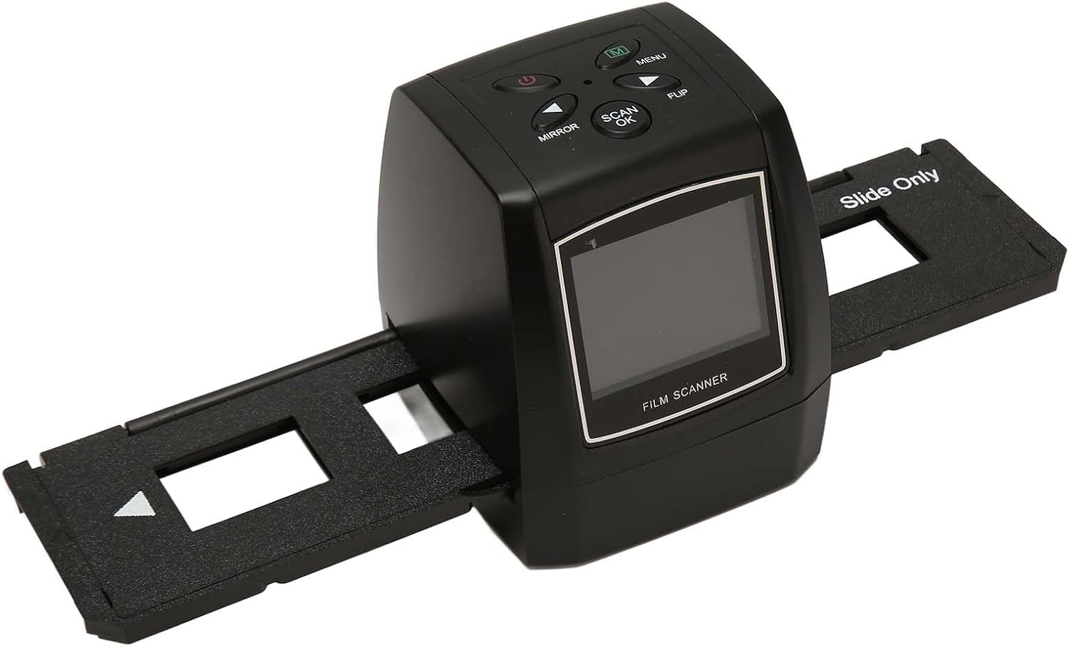 2.36inch LCD Screen Film and Slide Scanner, Film Scanner Convert 35mm/135mm Negatives & Slides to 5MP JPEG Images, Adjustable Brightness, Photo, Slide, and Negative Scanner