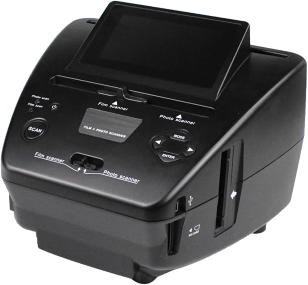 Digital Film & Photo Scanner, High Resolution 22MP Film Scanner, with 5' LCD Screen, Converts 35mm/135 Slides & Negatives Film, Photo, for Saving to Digital Files