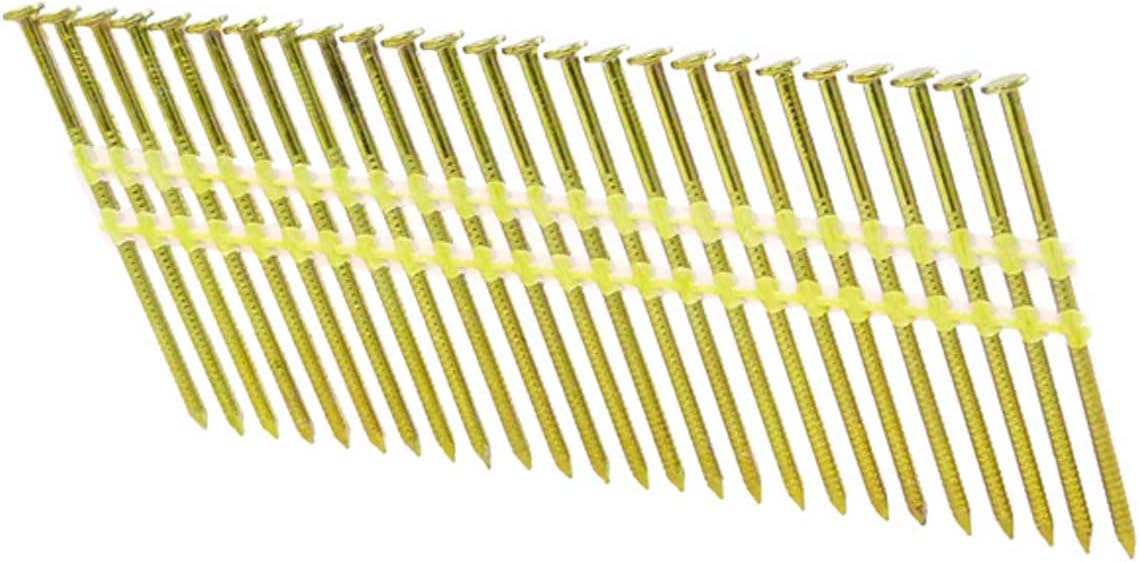 3' x .120 Ring GALV Strip Nails 21-DEG Plastic 4,000ct