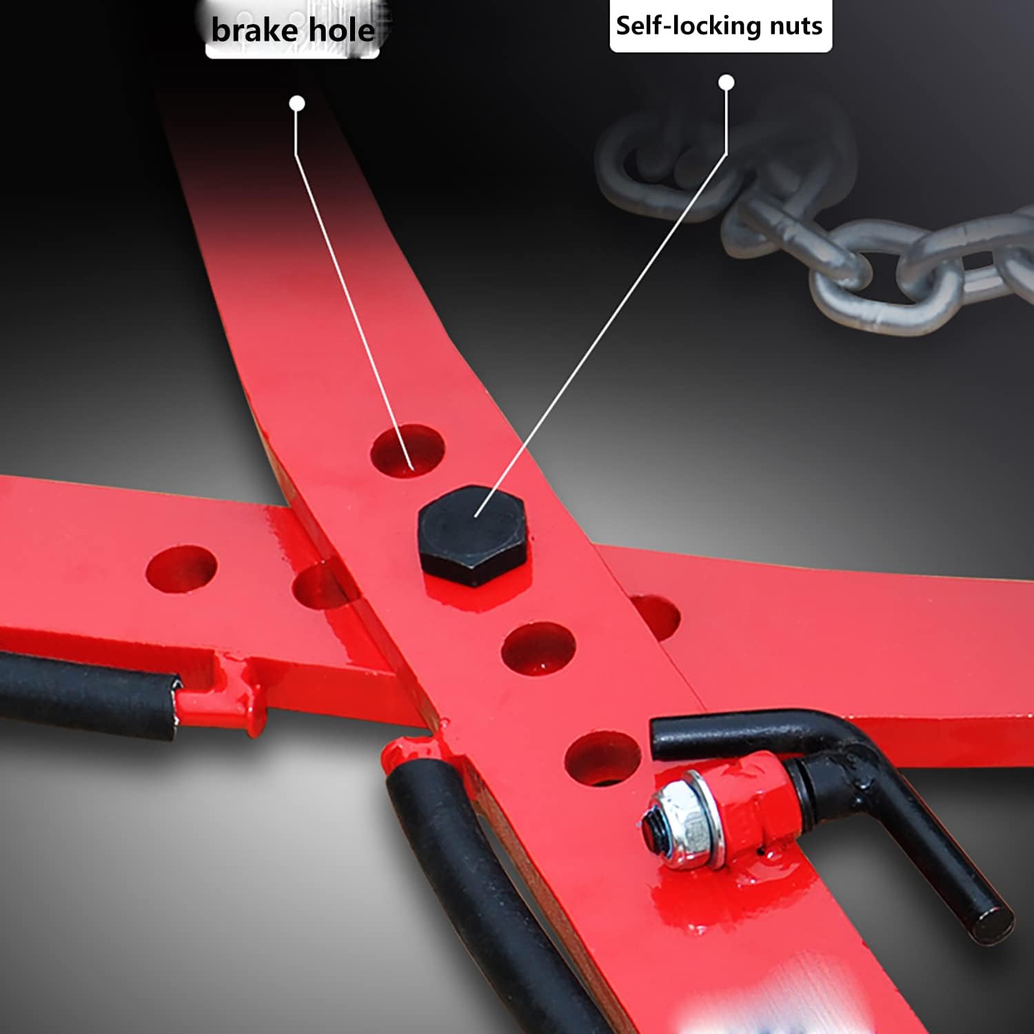 SATUREY Steel Plate Lifting Clamps, 350Kg (771Lbs) Vertical Plate Pliers Clamp for Transporting Steel Plates and Transporting Hanging Stone,4in,280kg