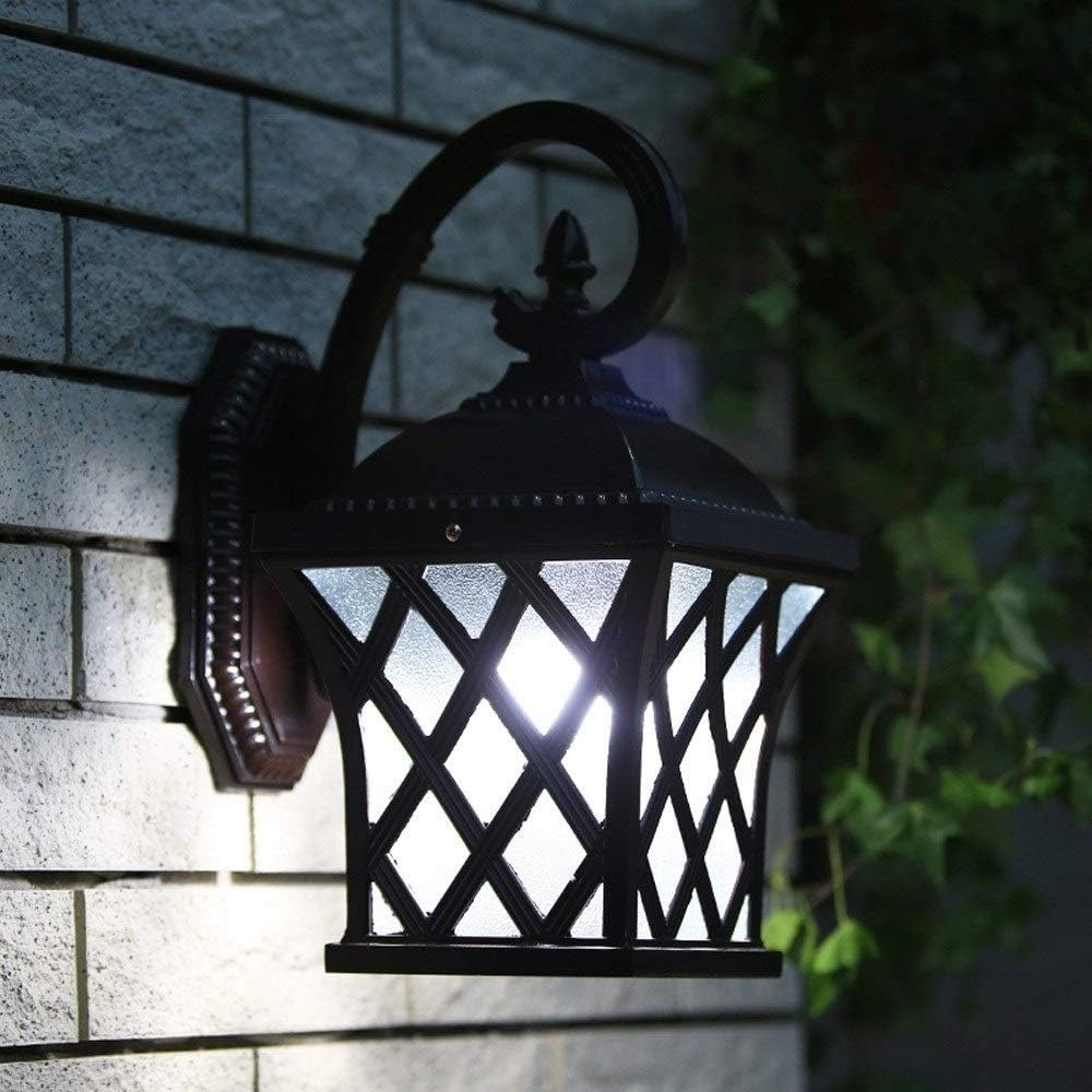 Wall Mounted Light Creative Mesh Waterproof Wall Lantern European Outdoor Wall Lamp Personality Balcony Bracket Light Landscape Luxury Open-air Anti-rust Wall Spotlights Glass Decorative Wall Sc