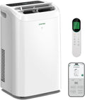 ZAFRO Portable Air Conditioner, 12050 BTU (8050 BTU SACC), Cools Rooms up to 500 Sq.Ft, Smart Portable AC Unit with Ultra-Quiet (44dB), Drainage-Free Cooling, Energy-Efficient, Easy Installation