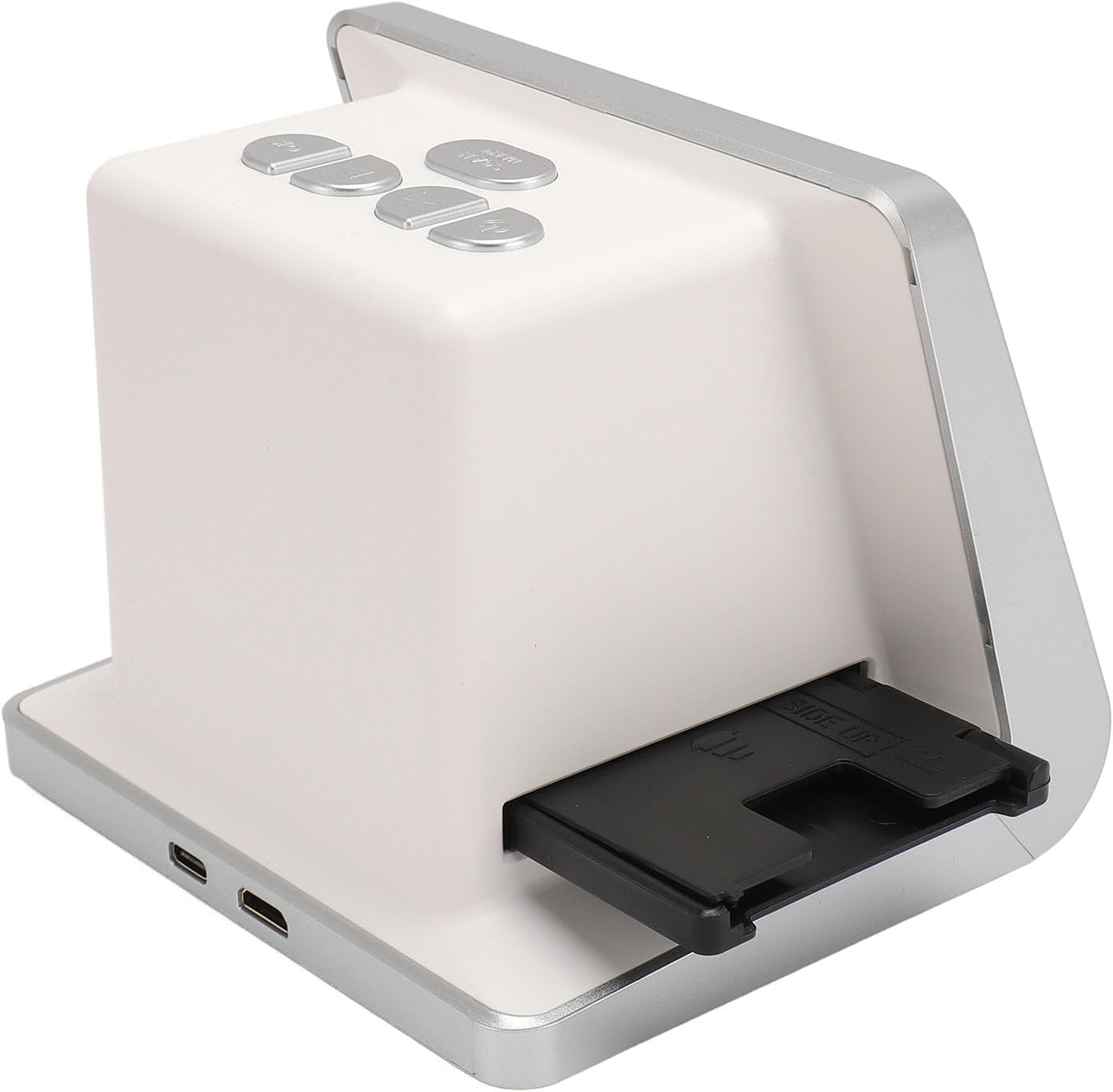 Film Scanner to Digital, 14MP 22MP Interpolation, 5in LCD Screen, 16G Memory, Converts Negatives Film into JPEG Files with Output, Easy to Operate for Sharing Memories (US Plug)