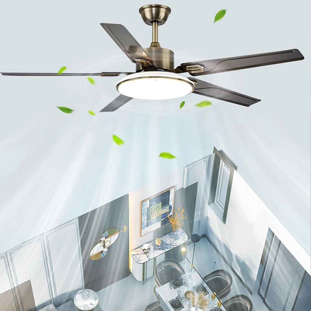 Ceiling Fans with Lights and Remote 42 Inch Smart Ceiling Fan with Light 3 Color Dimmable Low Profile Ceiling Fan with Light Outdoor Ceiling Fans for Patios with Light