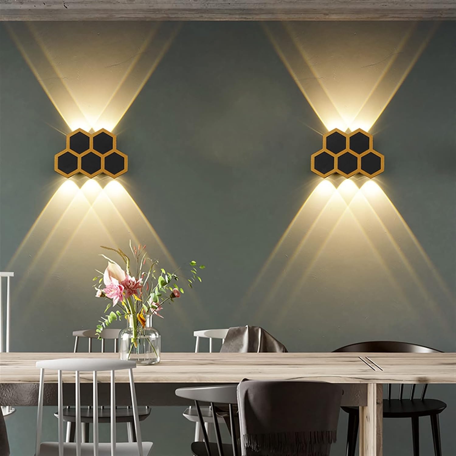Wall lamp Wall Lamps Compatible with Country House Outdoor Spotlight Home Decor (Color : 7W),Kitchen Light