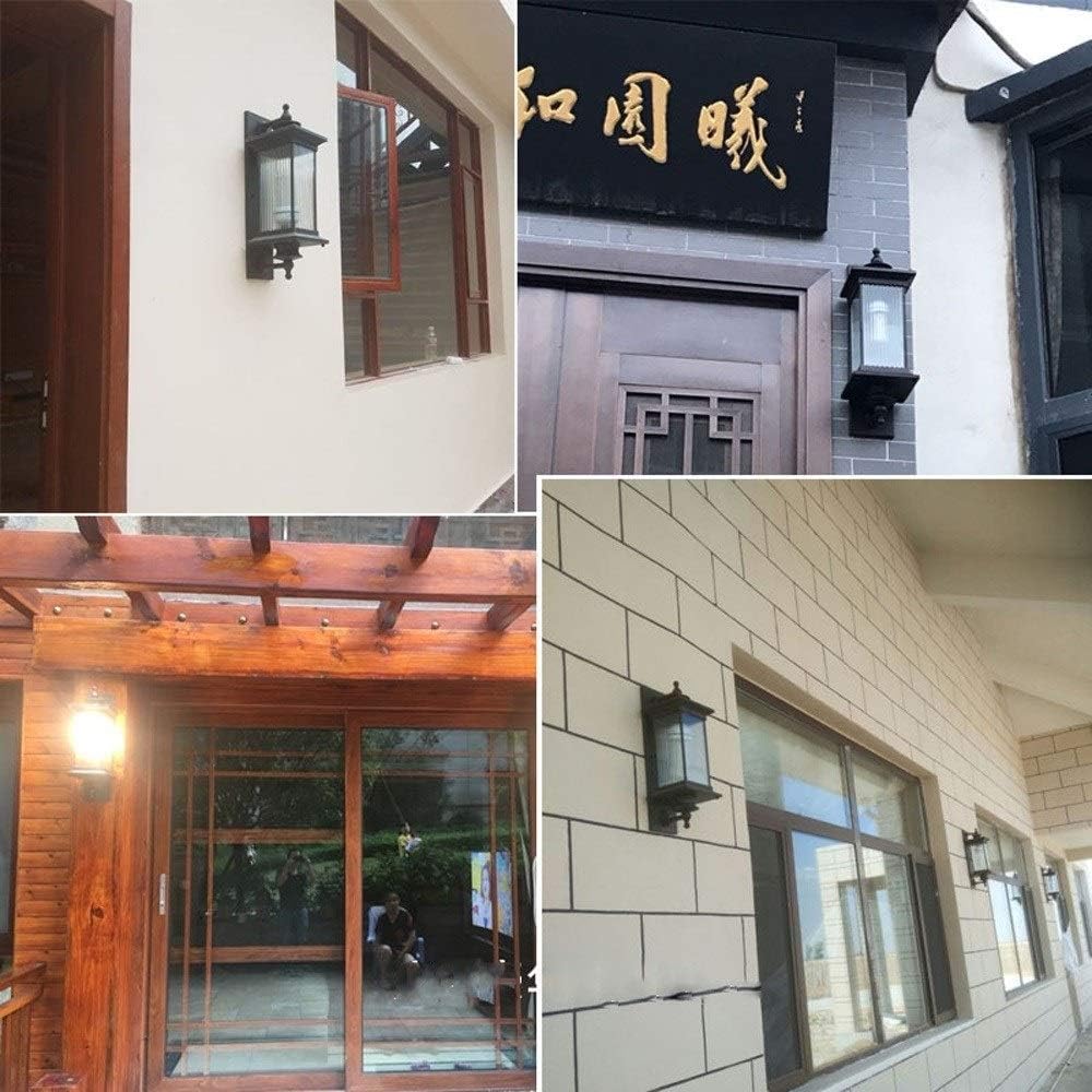 Wall Mounted Light Retro Wall Light Outdoor Die-cast Aluminum Wall Lamp Patio Door Balcony Doorway Villa Wall Sconce Lantern Garden Trading Wall Spotlights Garden landscape lights Waterproof Gla