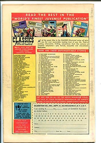 CLASSICS ILLUSTRATED #40-HRN 75-MYSTERIES-EDGAR ALLAN POE-HORROR-HIGH GRADE-vf