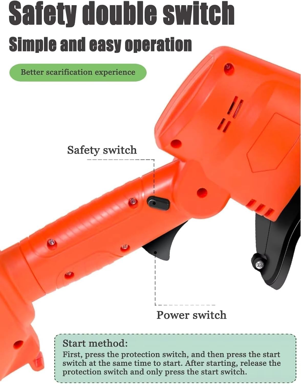 Cultivator Hoe,Cordless Electric Garden Tiller,Electric Digging Hoe Hand,2-in-1 Gardening Tools & Rake,with Rechargeable Lithium Battery & Telescopic Pole,for Loosening Soil and Weeding