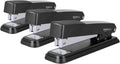 Amazon Basics Full-Strip Desktop Stapler, 20 Sheet Capacity, Non-Slip, Black, 12-Pack