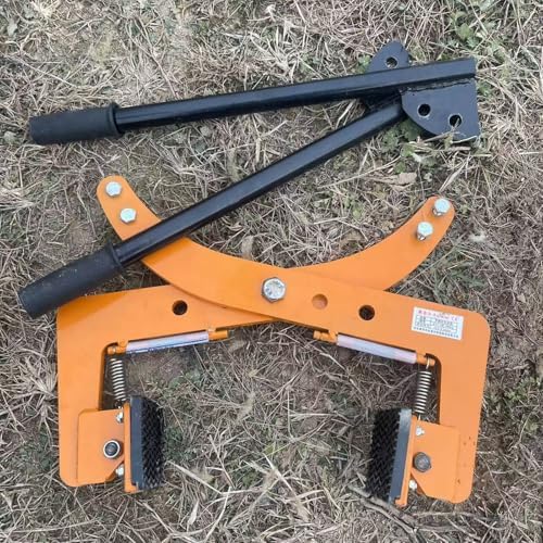 Heavy-Duty Steel Paver Lifting Clamp - Adjustable Stone Slab Lifter for Concrete Blocks, Dual Handle Construction Tool, 8-30cm (3 1/8' - 11 3/4')