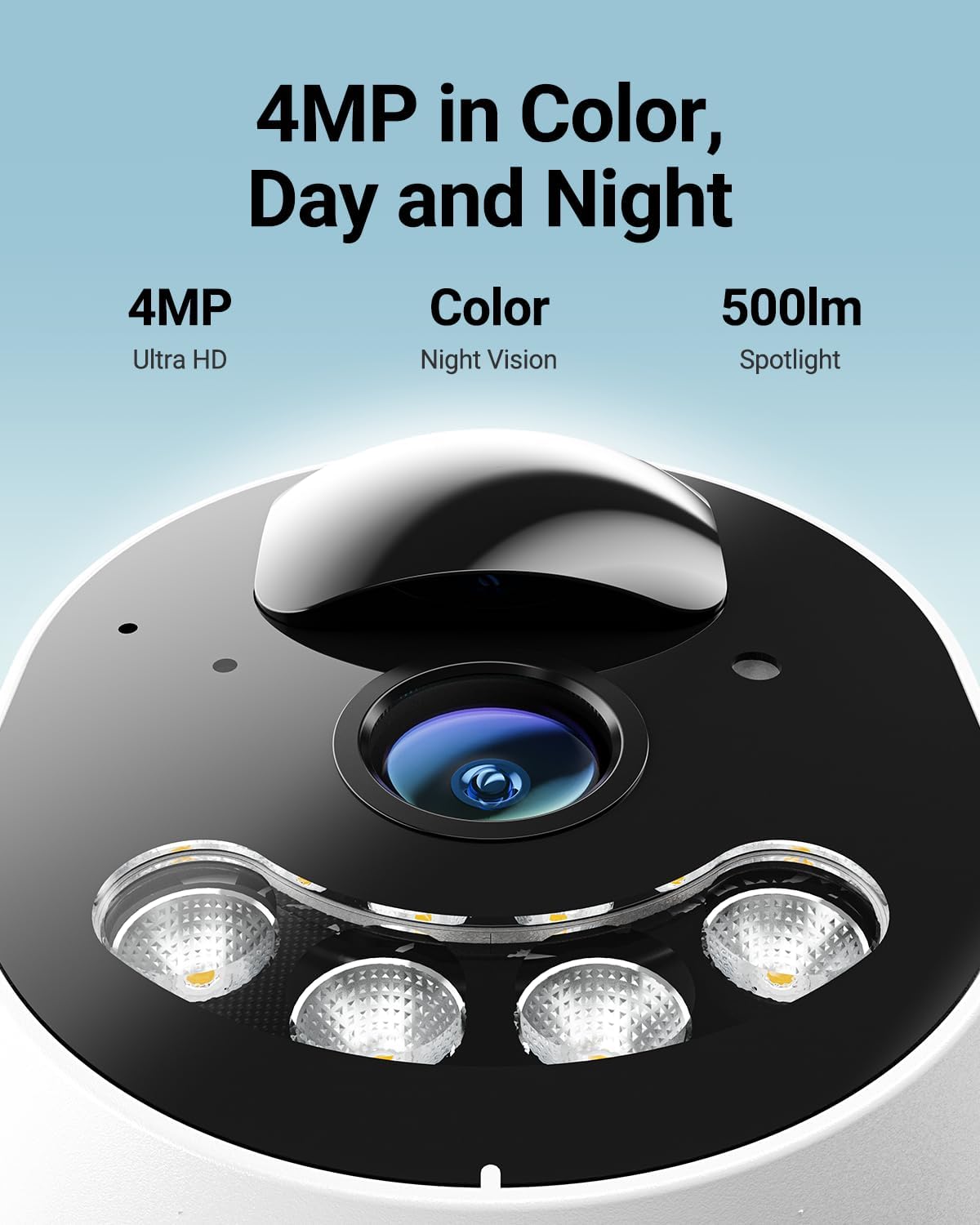 4MP Cellular Security Camera 24/7 Recording with 360-Day SIM Data for Jobsite/Barn/Rural Areas, No WiFi Solar 4G LTE Camera Wireless Outdoor, Motion Detection, 360° Human Tracking, 64GB TF Card