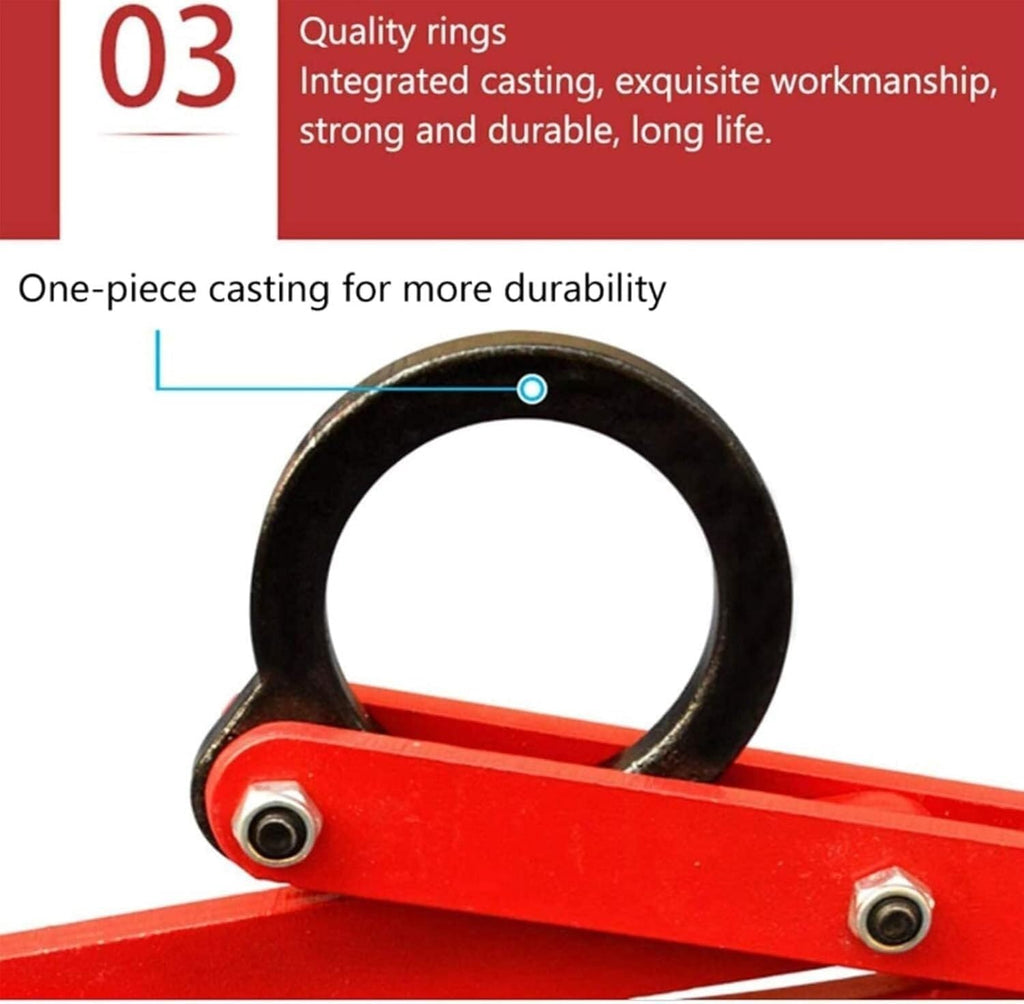 Lifting Clamps,Lifting Clamp Jaw Opening 4 Inch Vertical Plate Clamp for Lifting and Transporting Steel Plates and Structures(A4)