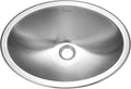 Houzer Opus Stainless Steel Bathroom Sink - 18 inch Undermount Oval Bowl Bathroom Sink without Overflow, Durable & Versatile, Essential for Home & Apartment, Nested 40-Pack - CH-1800-40