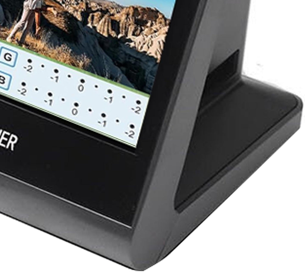 Digital Film Scanner, 5in Color HD LED Screen, Built in 16GB Memory, Converts 135/110/126/135/126/110/50 Negative and Super 8 Monochrome Slides into JPEG Photos