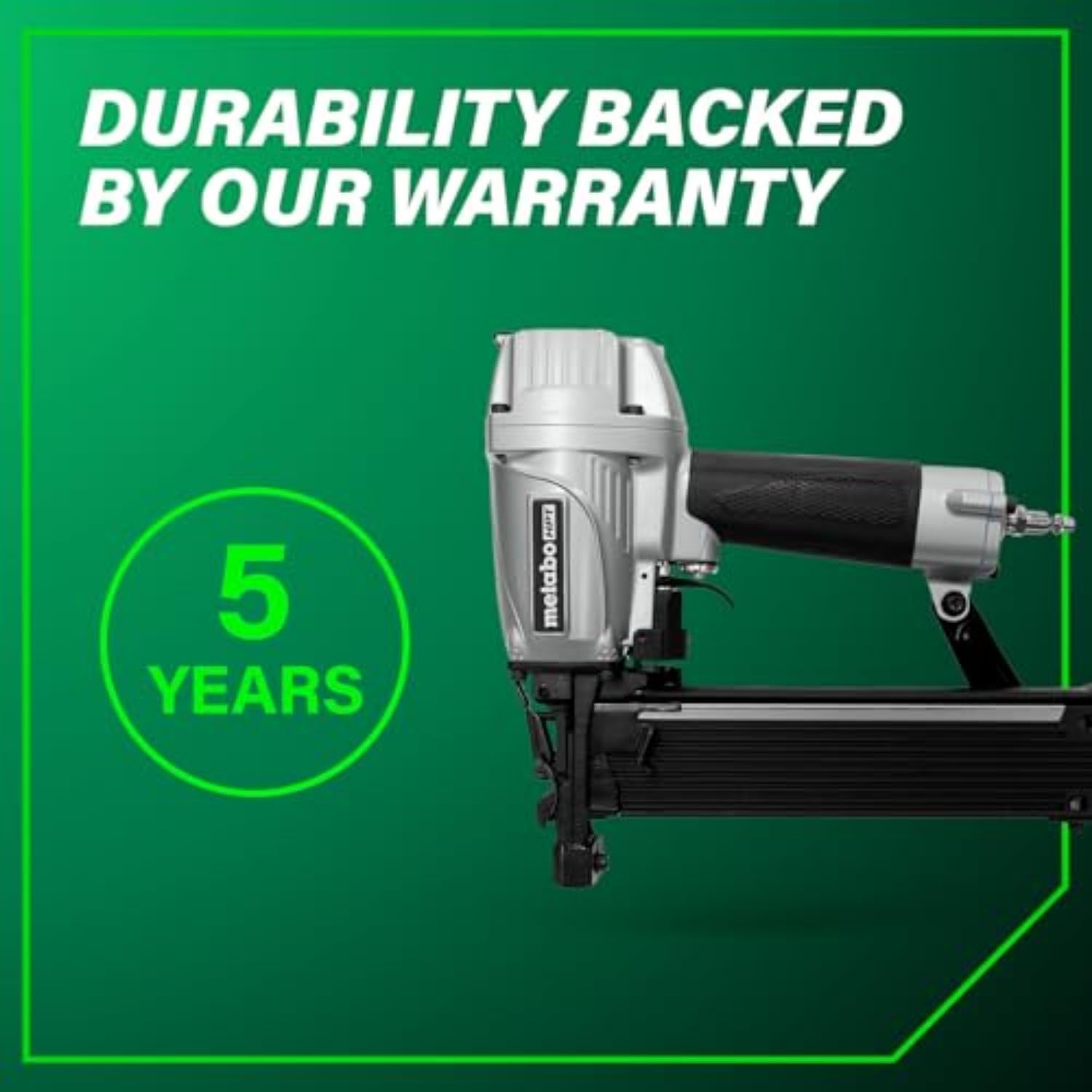 Metabo HPT ½-Inch Standard Crown Stapler | Pro Preferred Brand of Pneumatic Nailers | 16 Gauge | Accepts 3/4-Inch to 2-Inch Staples | Ideal for Insulation, Sheathing, & Subfloor Installation | N5010A
