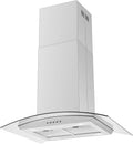JOEAONZ 30 inch Island Range Hood Stainless Steel 700 CFM Push Button Control Kitchen Exhaust Ventilation Fan with 5-layer Mesh Filters, Large Airflow Capacity Ceiling Mount Vent Hood