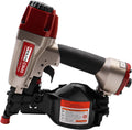 CN45 Pneumatic Framing Nail Gun,15 Degree 3/4' to 1-3/4' Coil Siding Nailer Pneumatic Roof Nail Gun for Siding Sheathing Wooding Fencing Decking