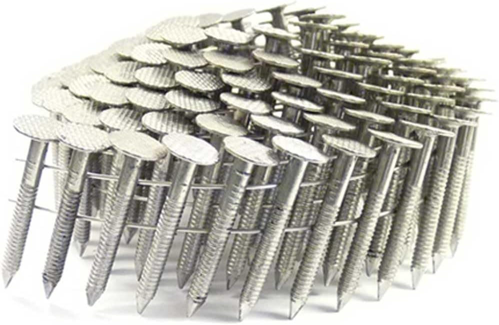 1 1/4' Ring 316SS Coil Roofing Nails 1,200ct