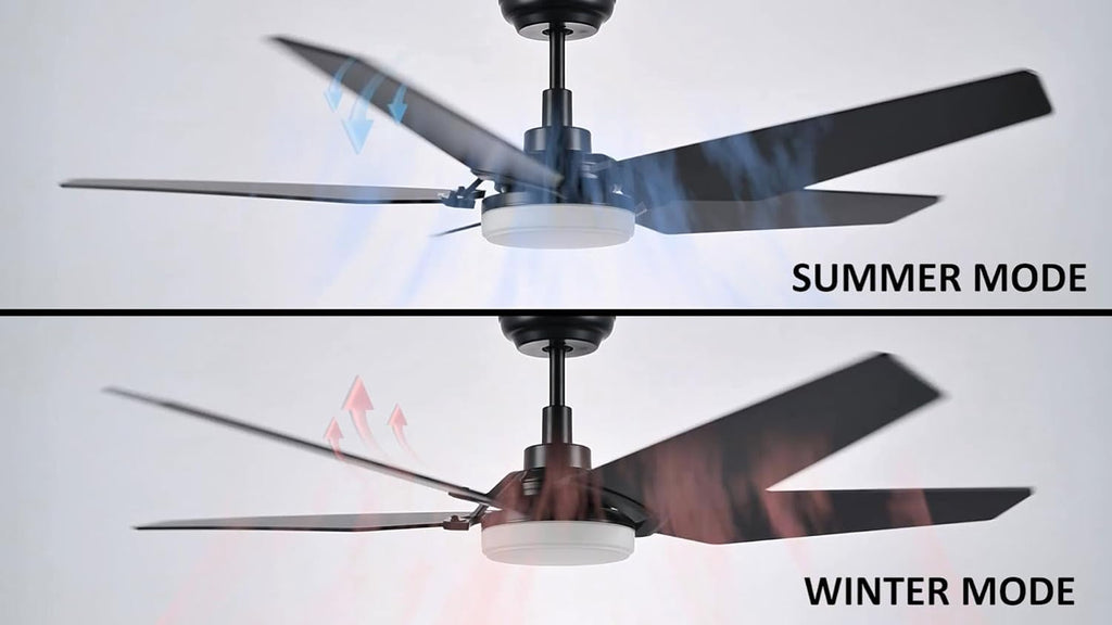 Carro 52' Modern Smart Ceiling Fan with Dimmable LED Lights and Remote, Compatible with Alexa/Google Home/Siri/APP, DC Motor with 10 Speeds, for Living Room Dining Bedroom, Black
