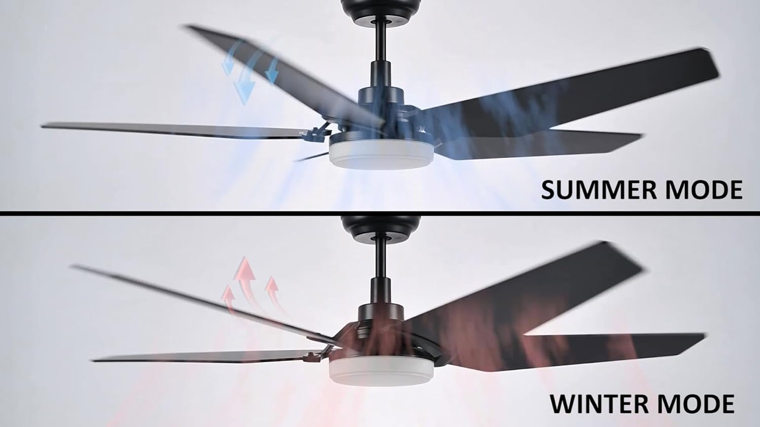 Carro 52' Modern Smart Ceiling Fan with Dimmable LED Lights and Remote, Compatible with Alexa/Google Home/Siri/APP, DC Motor with 10 Speeds, for Living Room Dining Bedroom, Black