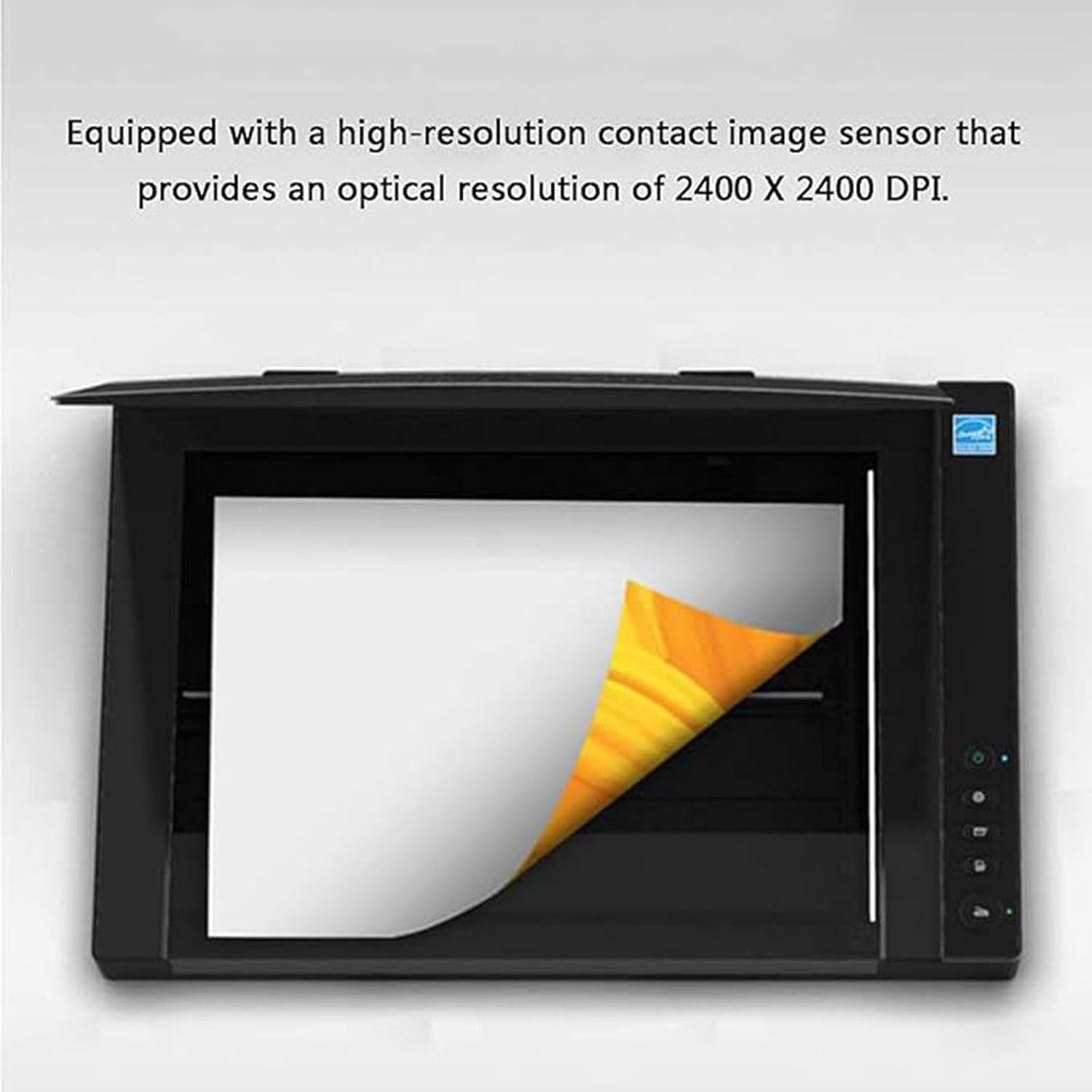A3 Large Format Flatbed Scanner, Document and Photo Book Scanner, Resolution Upto 2400 * 2400 Dpi, Led Light Source, Scan/Pdf/Email/Print, 4 Seconds/Page