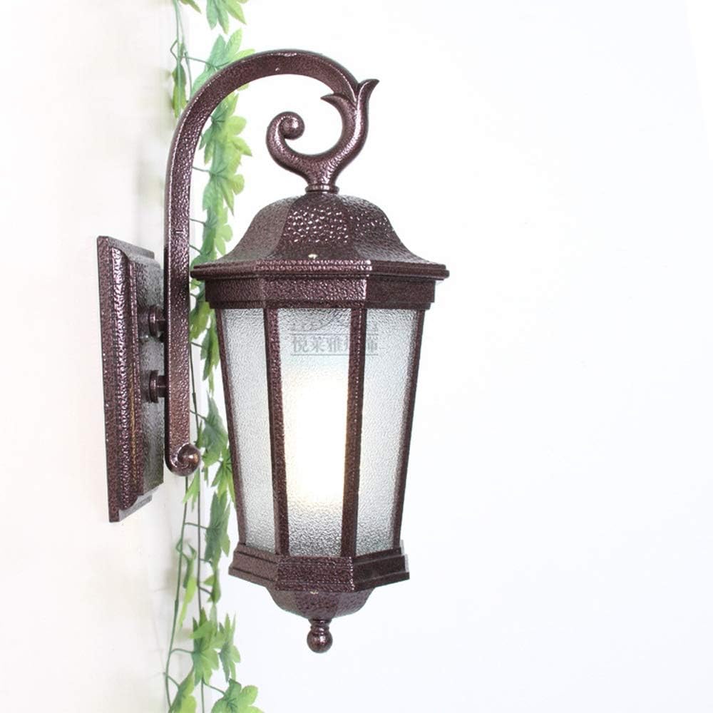 Wall Mounted Light European Style Aluminum Alloy Outdoor Wall Lamp Clubhouse Community Furniture Balcony Waterproof Landscape Illumination Lamp Wall Light E27 Lantern Spotlights Reading Light