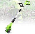 LXXW Electric Tiller Cordless Electric Garden Tiller with 4000Mah Rechargeable Battery and Charger,Rotary Tiller Electric Cultivator