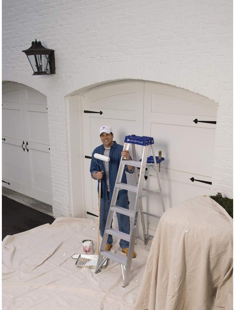 Louisville Ladder AS2108 250-Pound Duty Rating Aluminum Stepladder, 8-Feet