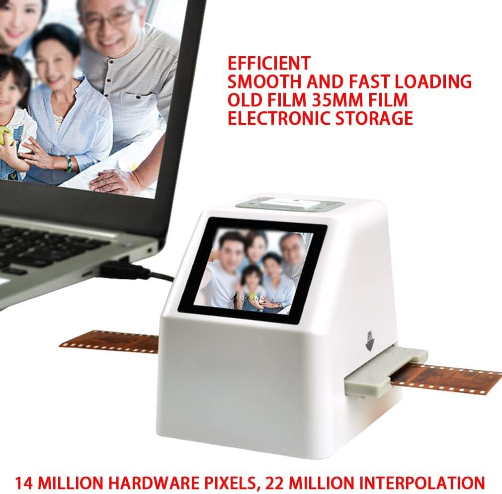 Slide Negative Scanner,Film Slide Scanner,with 3.5inch LCD Screen,Convert Slides and Negatives to Digital Photos